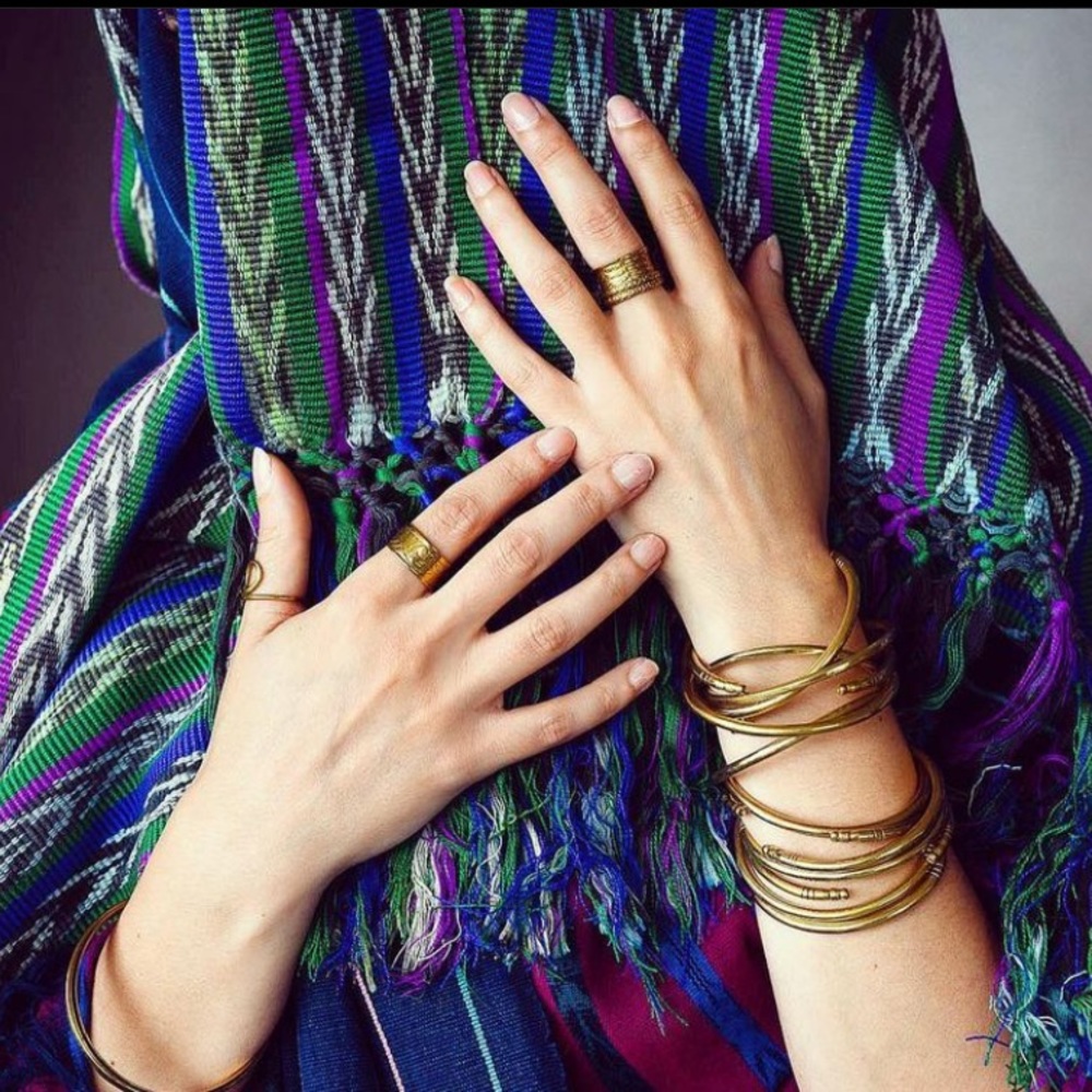 Ikat scarf/ throw